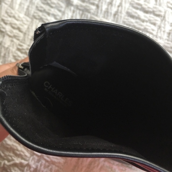 Charles David Trudy Mid Square Toe Bootie Black 10 - Picture 6 of 10